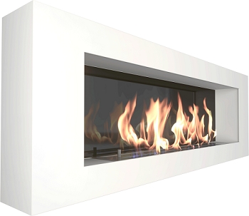 Биокамин настенный Zefire Orion 1200 белый со стемалитом