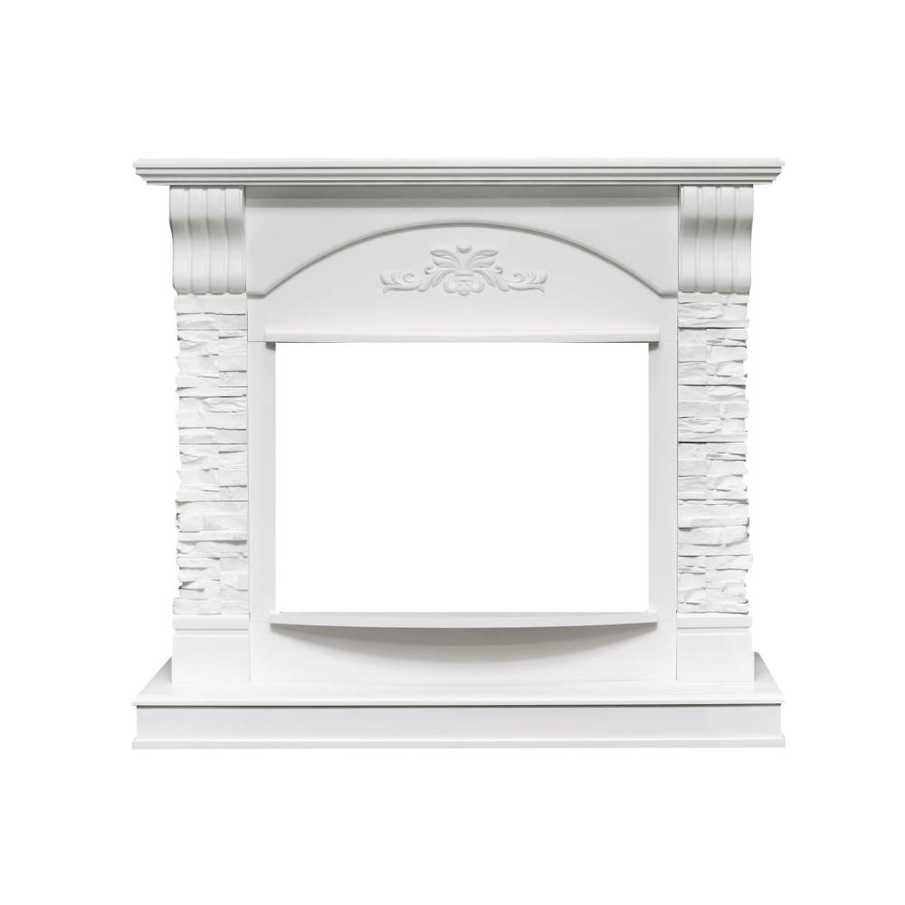 Каминокомплект Royal Flame  Prague - Белый /Сланец белый с очагом Dioramic 25 LED FX