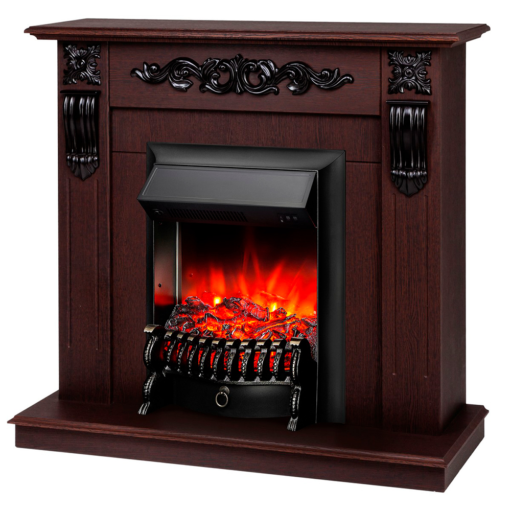 Электрокамин RealFlame  Dominica DN с очагом Fobos Lux Black