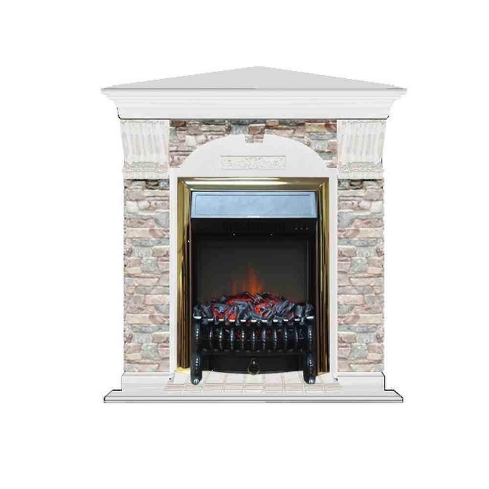 Каминокомплект Glenrich Арочный Fobos brass