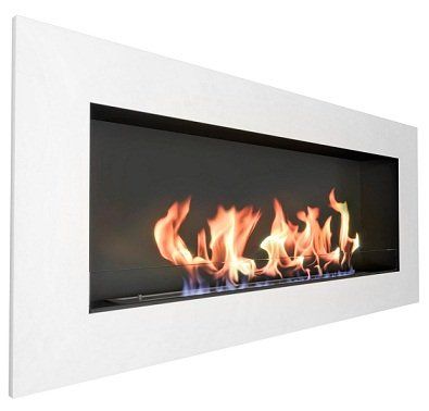 Биокамин Zefire Elliot 1500 c белой рамкой