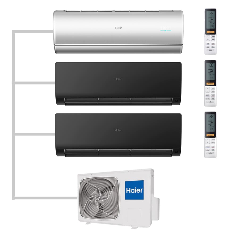 Мульти сплит-система настенная Haier AS35S2SJ2FA-S / AS35S2SF2FA-B / AS35S2SF2FA-B / 3U70S2SR5FA Inverter