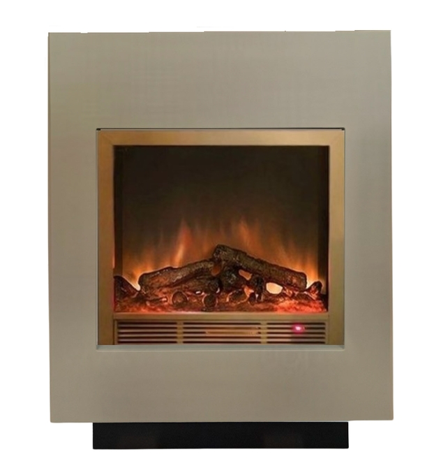 Каминокомплект Glenrich Да Винчи Sharm brass 33 крем