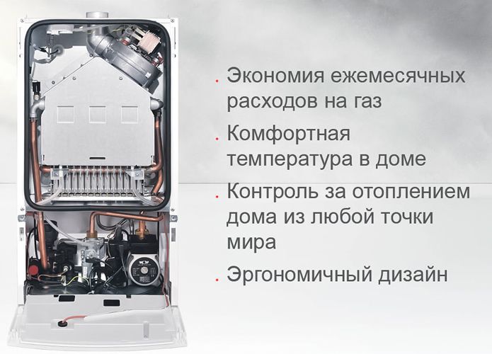 Настенный газовый котел 28 кВт Wolf CGG-3-28