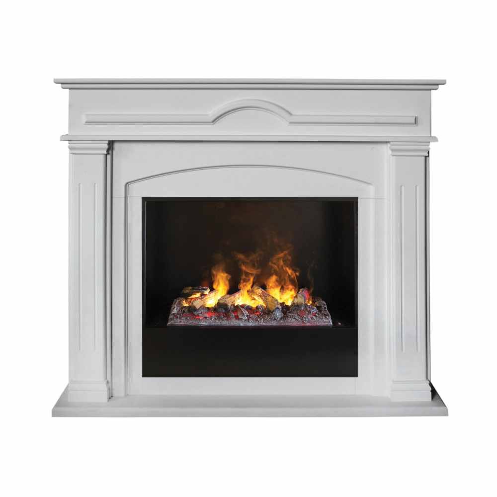 Электрокамин RealFlame Mirra 26 WT 3D Cassette 630 + Black вставка