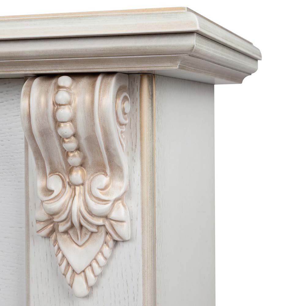 Электрокамин RealFlame Anita WT с очагом Majestic Lux Brass