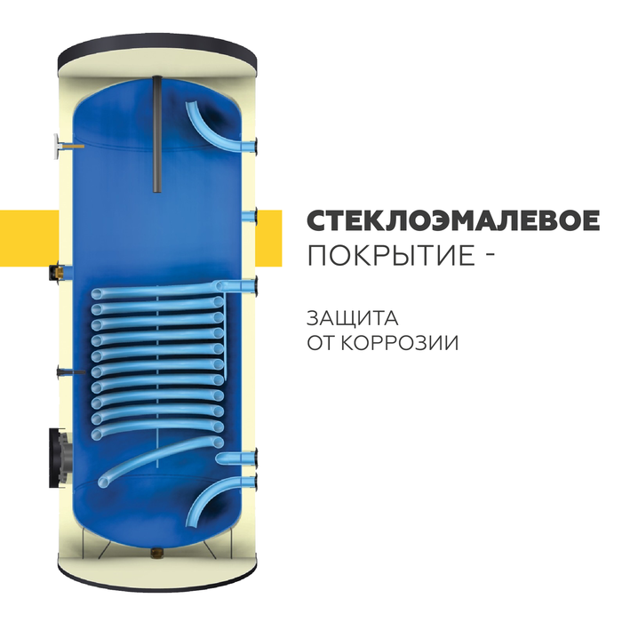Бойлер косвенного нагрева Elsen 300 л (EWH02.300)