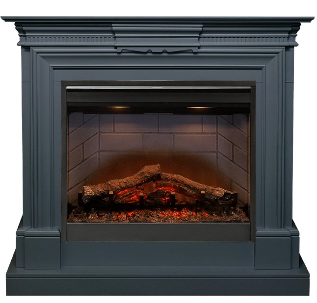 Каминокомплект Dimplex Chelsea - Серый графит (Ширина 1150 мм) с очагом Symphony 26'' DF2608-INT