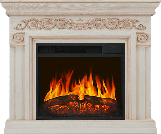 Каминокомплект Royal Flame  Athena - Слоновая кость с патиной с очагом Vision 23 LED FX