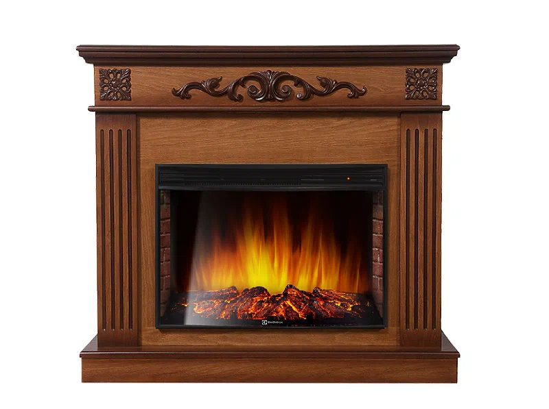 Каминокомплект Electrolux Noce 25 с очагом EFP/P-2720RLS шпон красное дерево