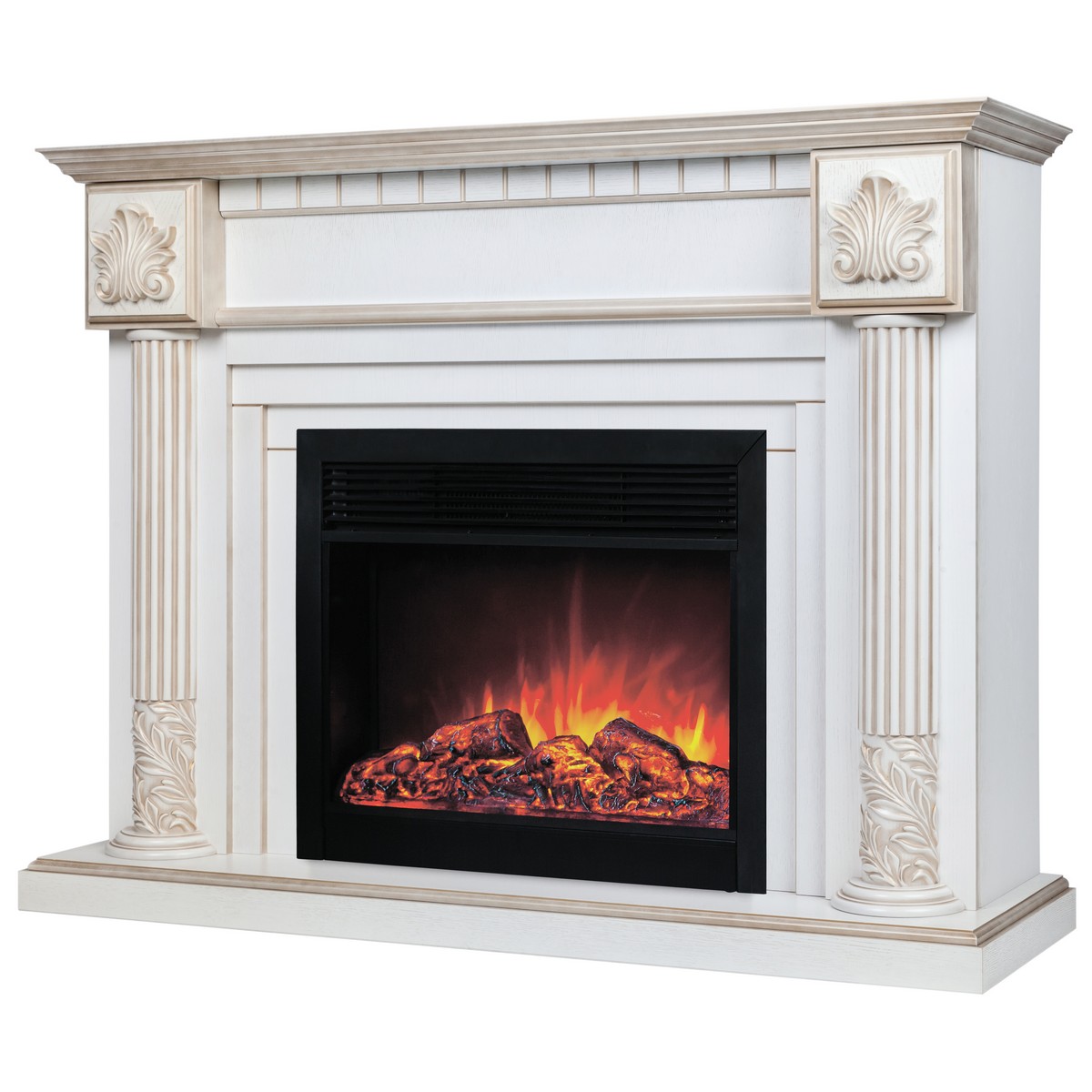 Электрокамин RealFlame  Imperia 26/33 WT с очагом Moonblaze Deluxe Black