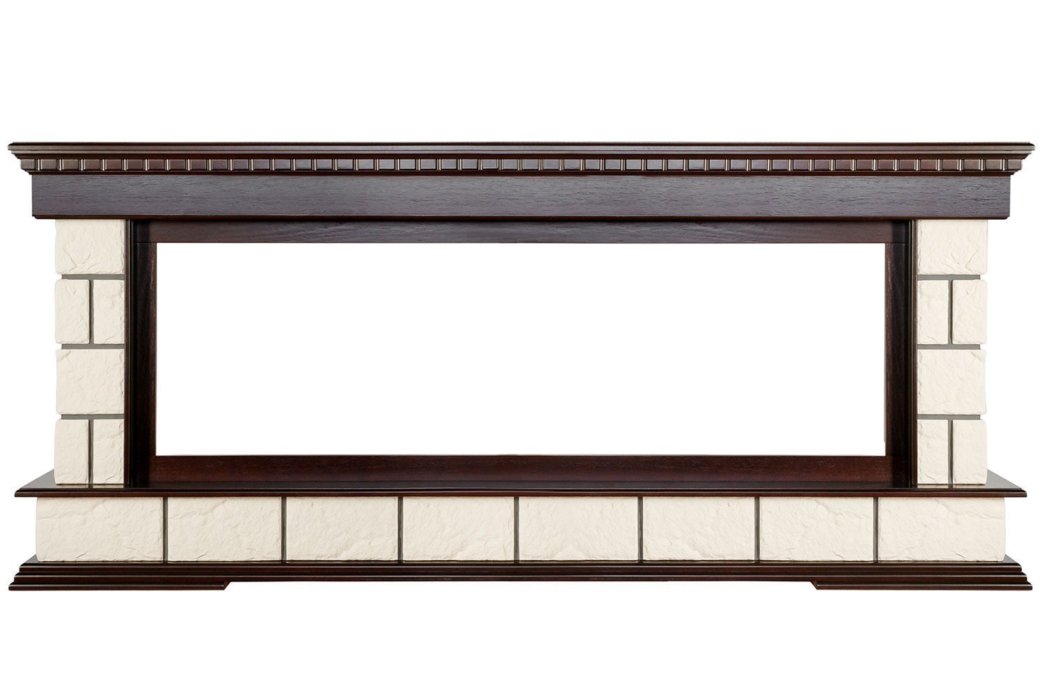 Каминокомплект Royal Flame  Shateau 60 - Темный дуб с очагом Vision 60 LOG LED