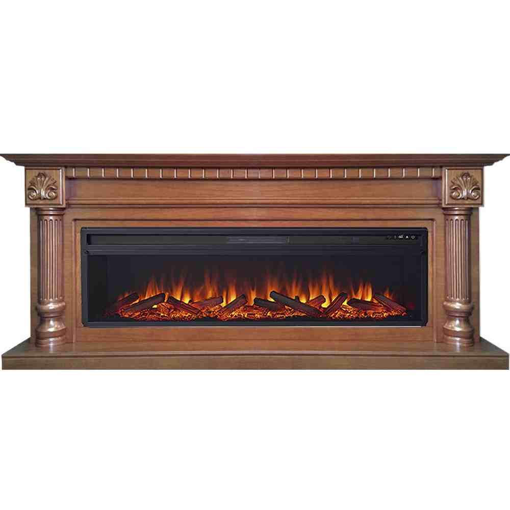 Каминокомплект Royal Flame  Edinburg 60 - Орех с очагом Vision 60 LOG LED