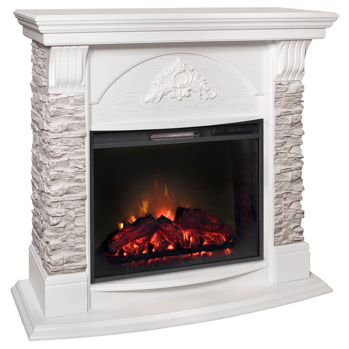 Электрокамин RealFlame  Athena GR WT с очагом Sparta 25,5