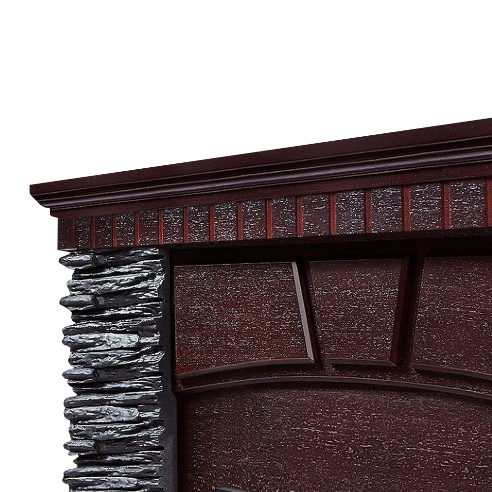 Портал Firelight Porto Classic камень черный, шпон венге