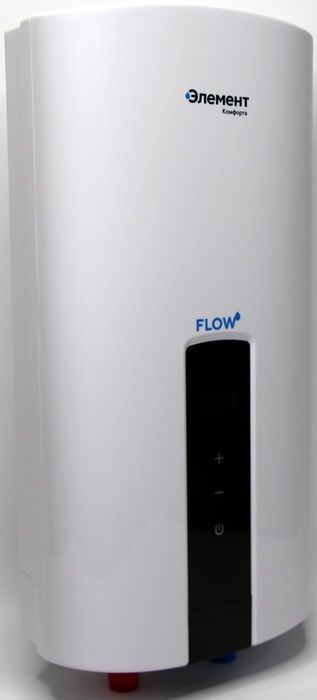 Электрический проточный водонагреватель 8 кВт Элемент Комфорта Flow 9кВт - 3ф