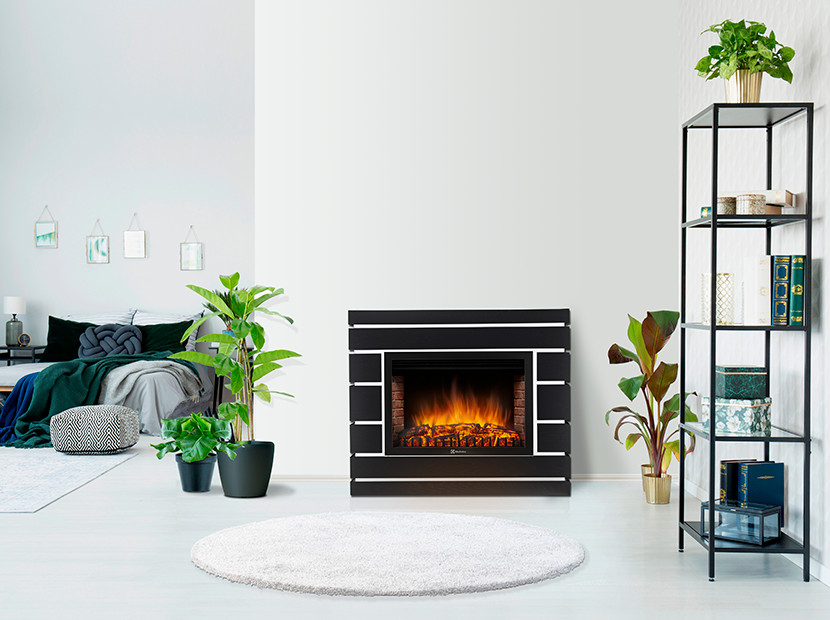 Портал Firelight Moderno 30 шпон чёрный дуб