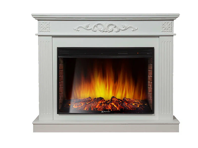 Каминокомплект Electrolux Noce 25 с очагом EFP/P-2720RLS белый