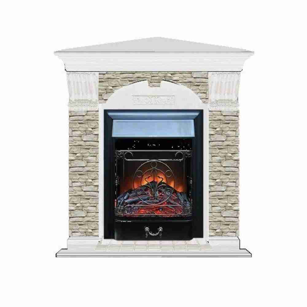 Каминокомплект Glenrich Арочный Арбат угловой (Fobos)