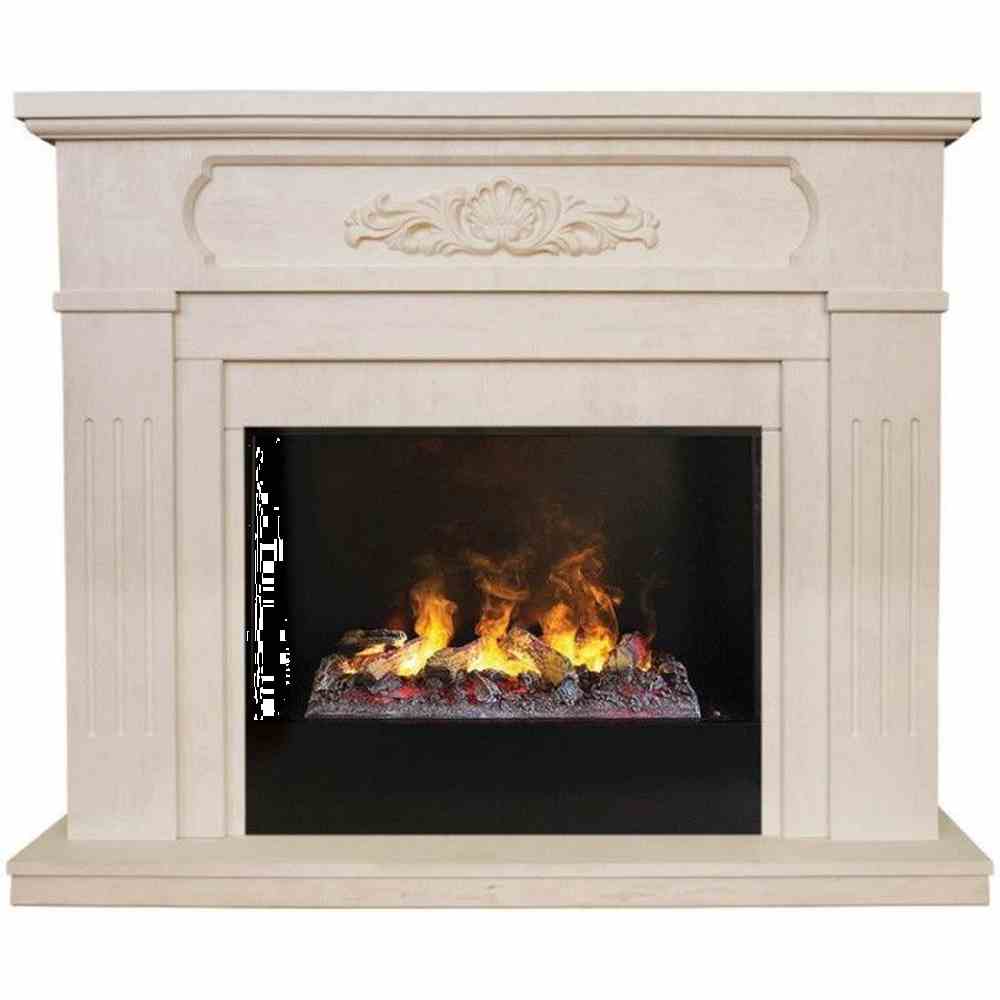 Электрокамин RealFlame Malta 26 WT 3D Cassette 630 + Black вставка