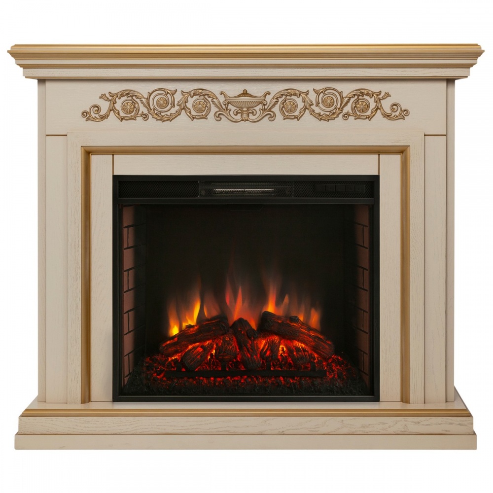 Электрокамин RealFlame Leticia 26 WT-619G с очагом Epsilon 26