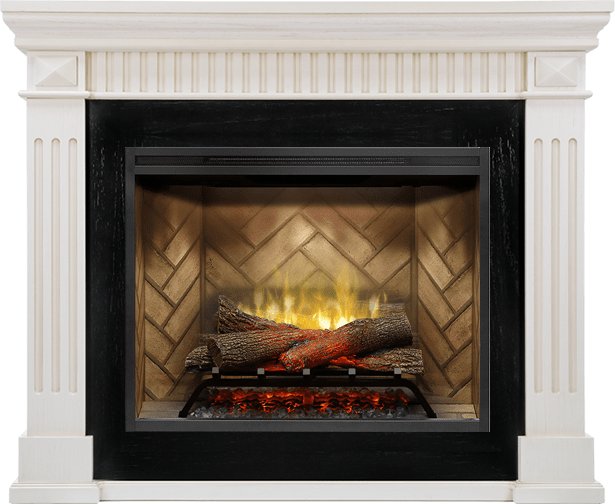 Каминокомплект Dimplex America - Слоновая кость с патиной с очагом Revillusion RBF30