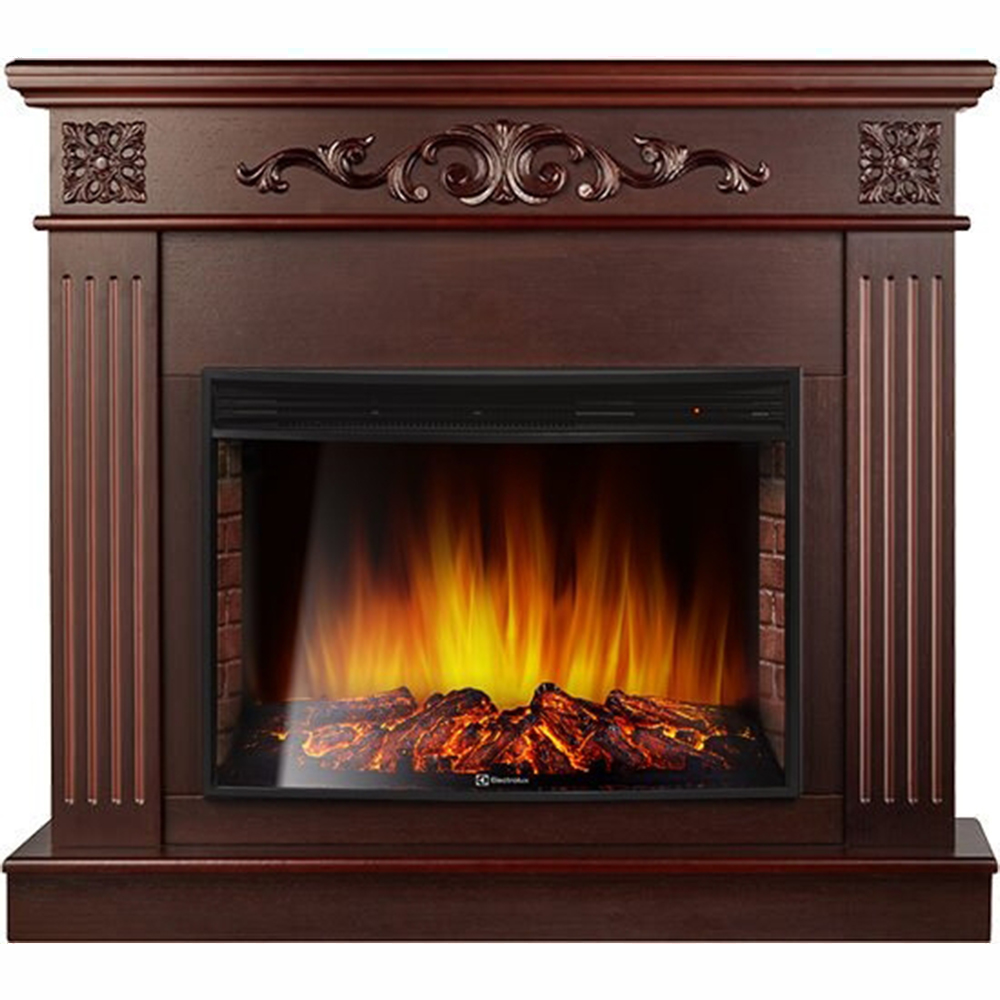 Каминокомплект Electrolux Noce 30 с очагом EFP/P-3320RLS шпон темный дуб