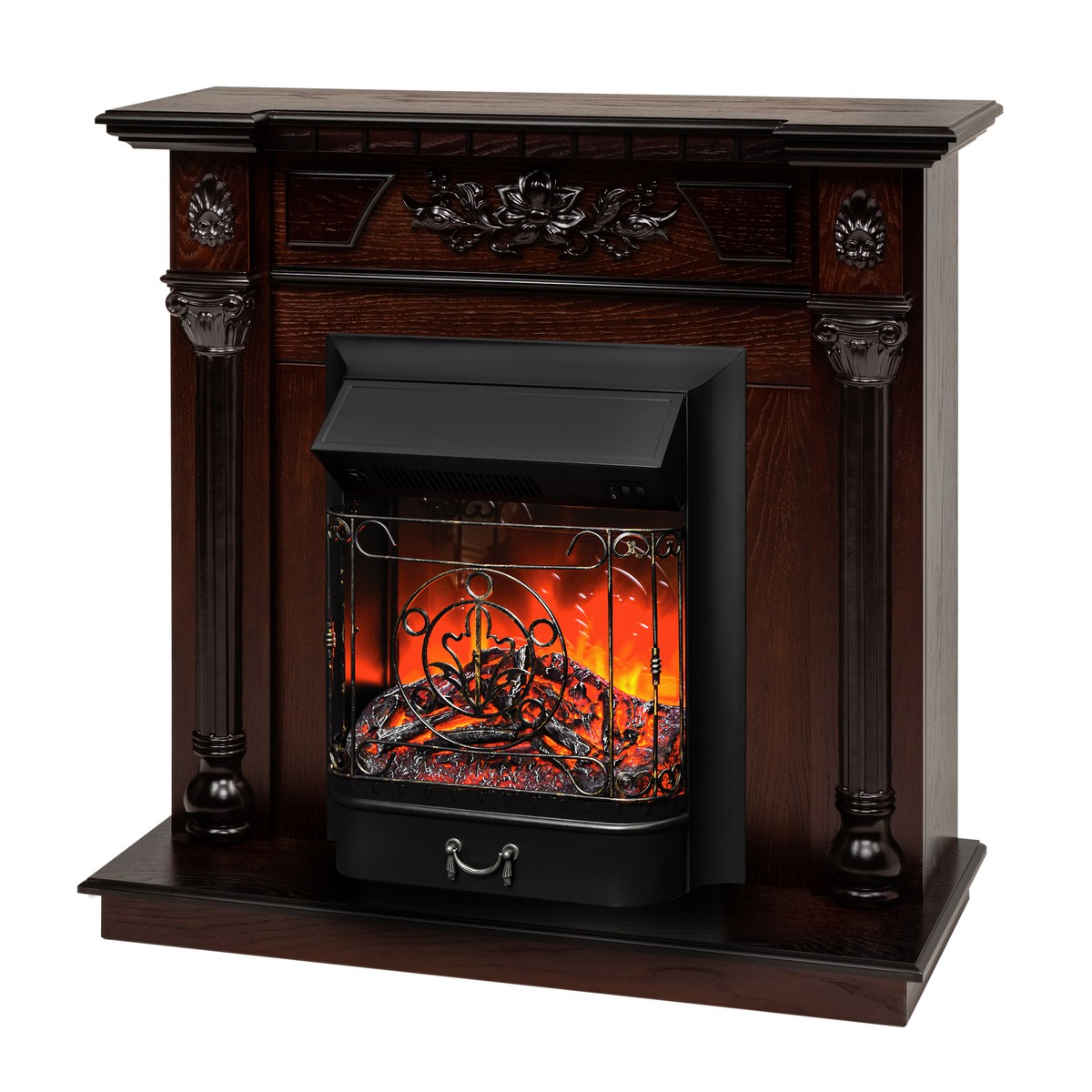 Электрокамин RealFlame Dacota AO с очагом Majestic Lux Black