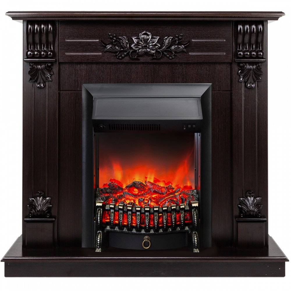 Электрокамин RealFlame  Ottawa DN с очагом Fobos Lux Black