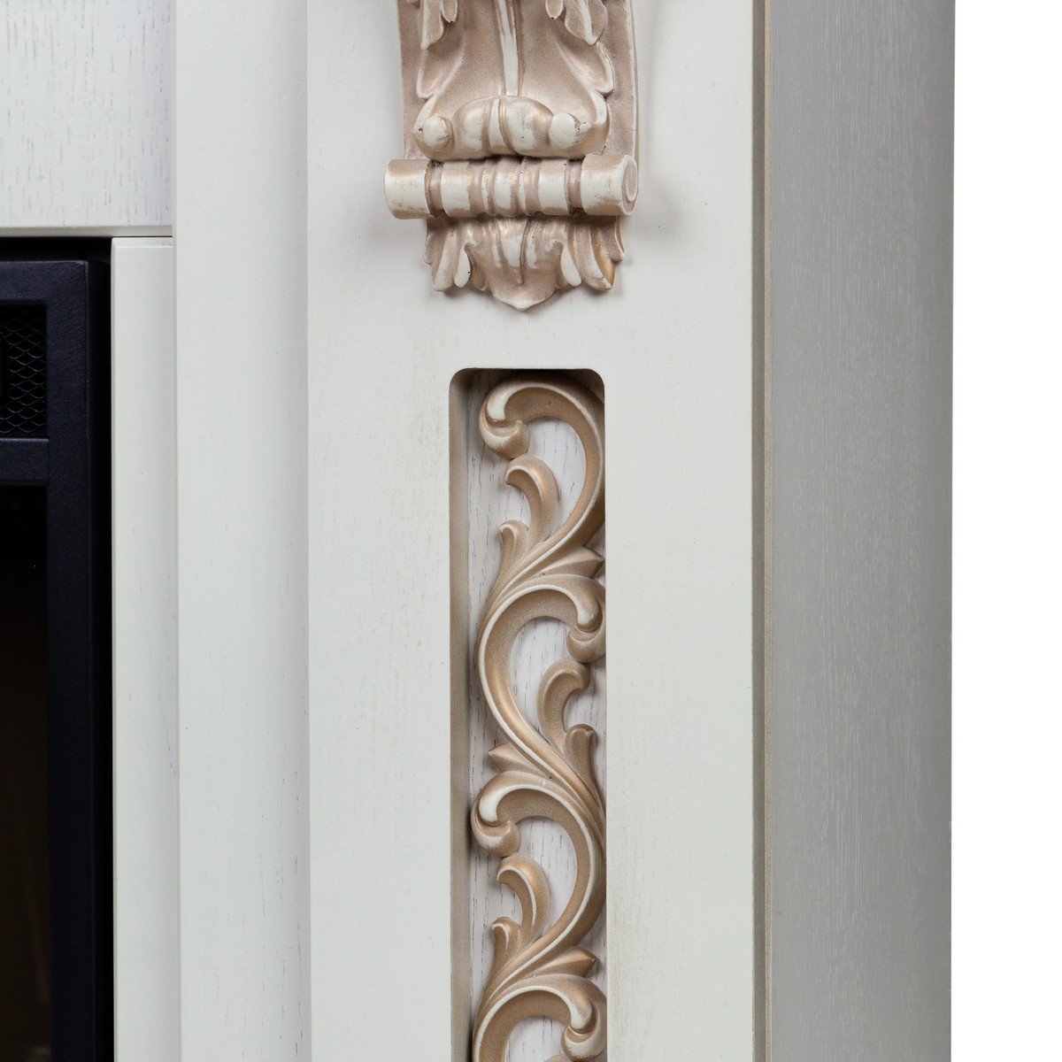 Электрокамин RealFlame  Estella 25,5/26 WT с очагом 3D Cassette 630 Black Panel