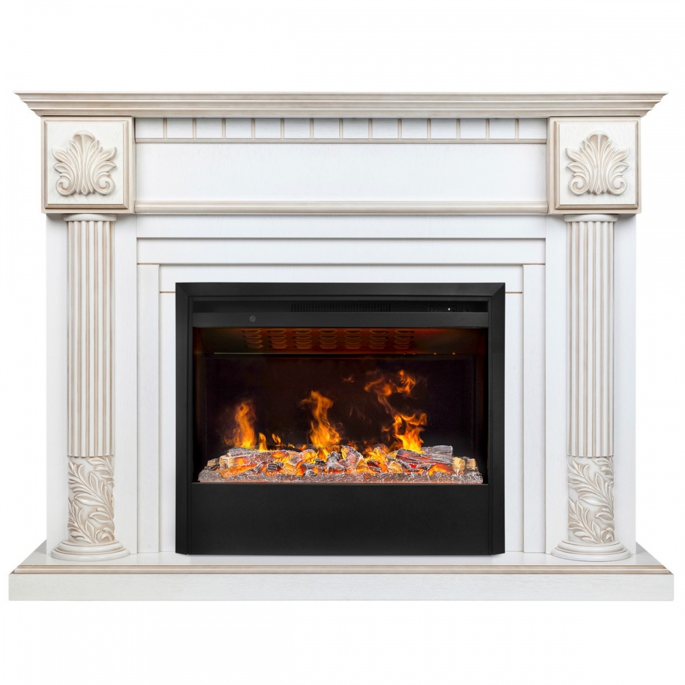 Электрокамин RealFlame  Imperia 26/33 WT с очагом 3D Helios 26 SBG