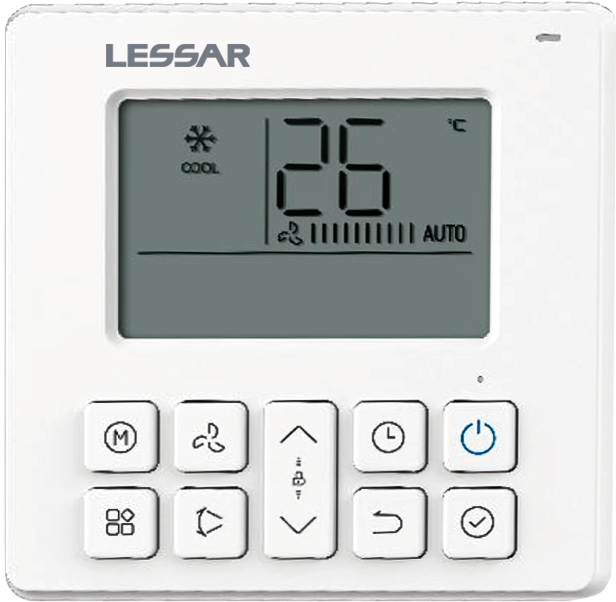 Кассетная сплит-система LESSAR LS-HE12BCWE2/LU-HE12UWE2/LZ-B4CUB Inverter