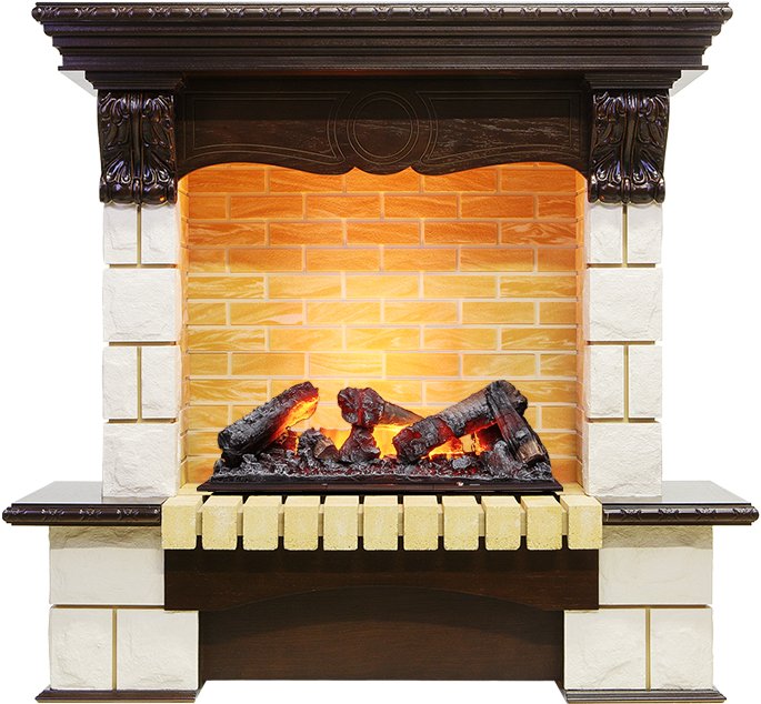 Каминокомплект Dimplex Pierre Luxe - Темный дуб / Шампань (Высота 1035мм) с очагом Cassette 600 NH