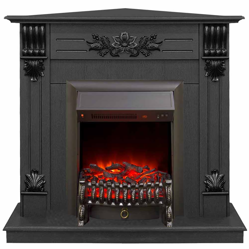 Электрокамин RealFlame Octawa Corner DN  с очагом Fobos S BL