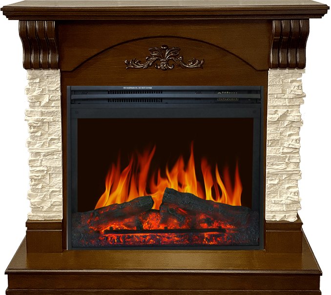 Каминокомплект Royal Flame  Prague - Сланец бежевый / Темный дуб с очагом Jupiter FX New