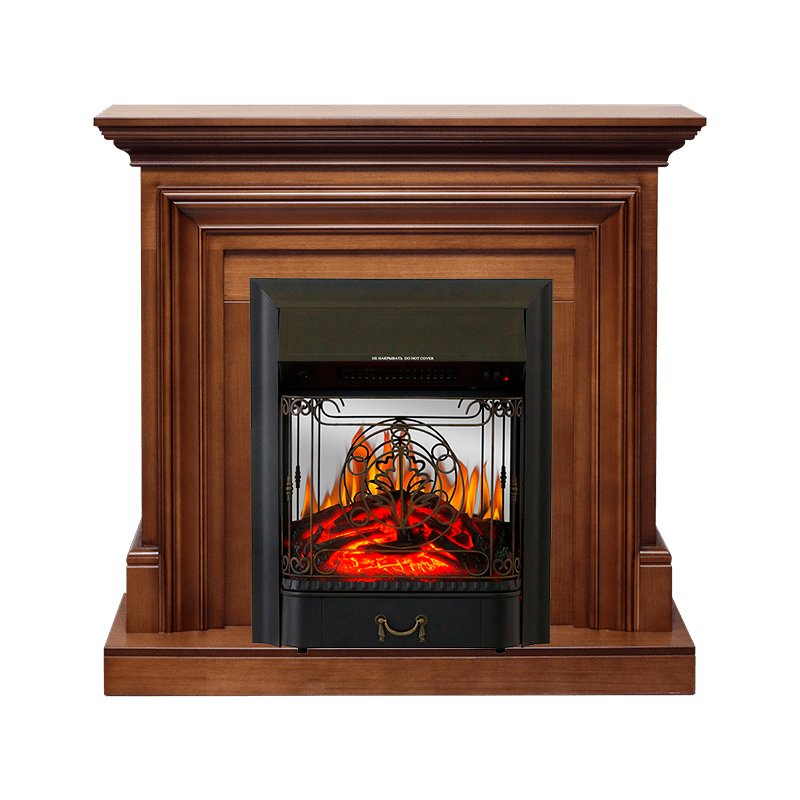 Каминокомплект Royal Flame  Bradford - Орех с очагом Majestic FX M Black