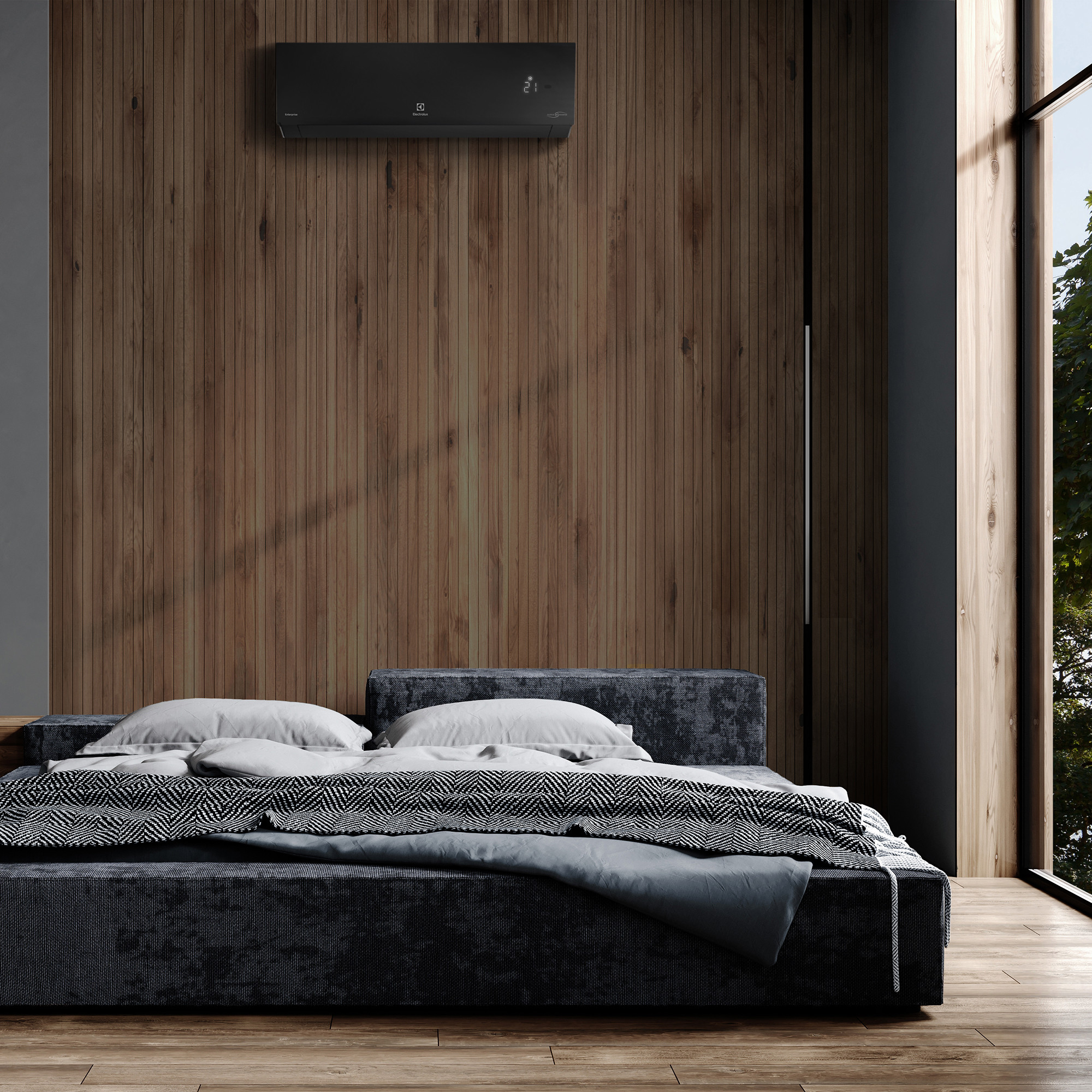 Настенная сплит-система Electrolux EACS/I-09HEN-BLACK/N8_24Y Enterprise Super DC Inverter