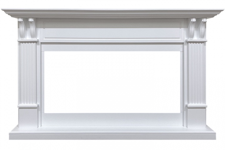 Каминокомплект Royal Flame  Cardiff - Белый с очагом Vision 42 LOG LED