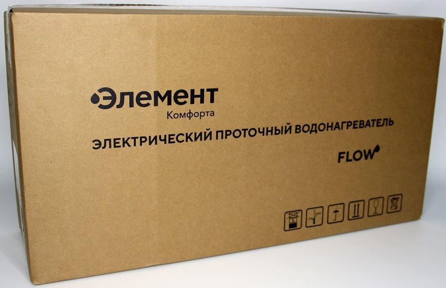 Электрический проточный водонагреватель 8 кВт Элемент Комфорта Flow 9кВт - 3ф