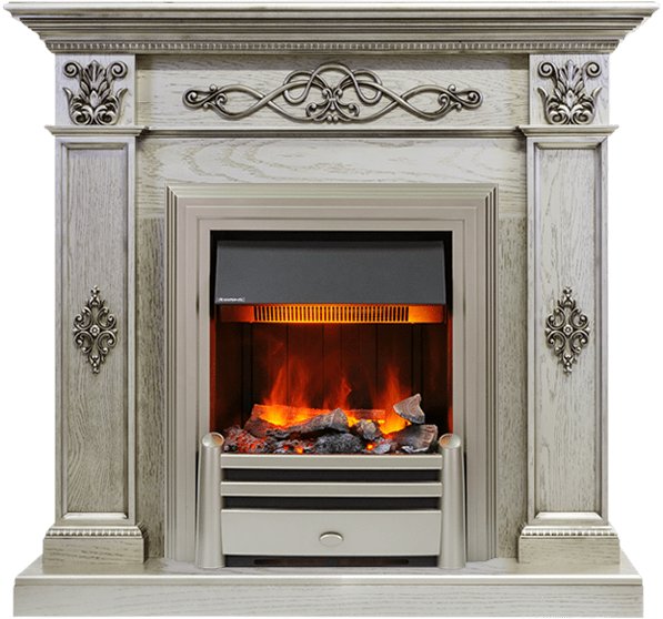 Каминокомплект Dimplex Derby - Old silver с очагом Chesford