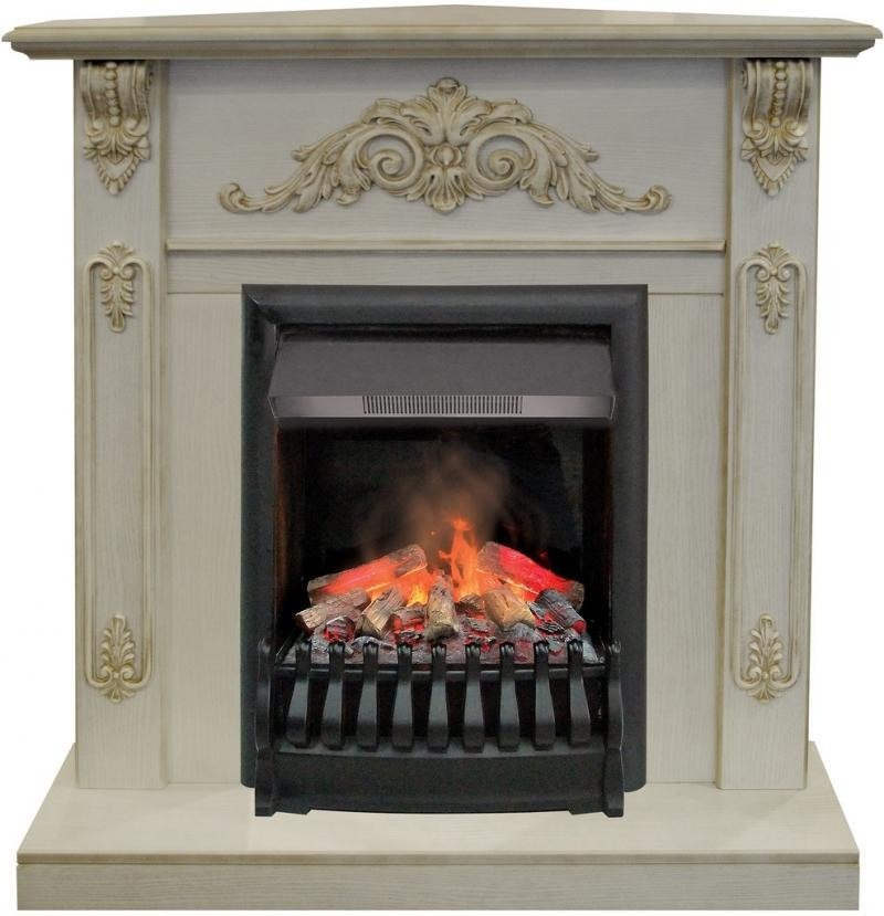 Электрокамин RealFlame Anita corner WT (g) с Oregan 3D