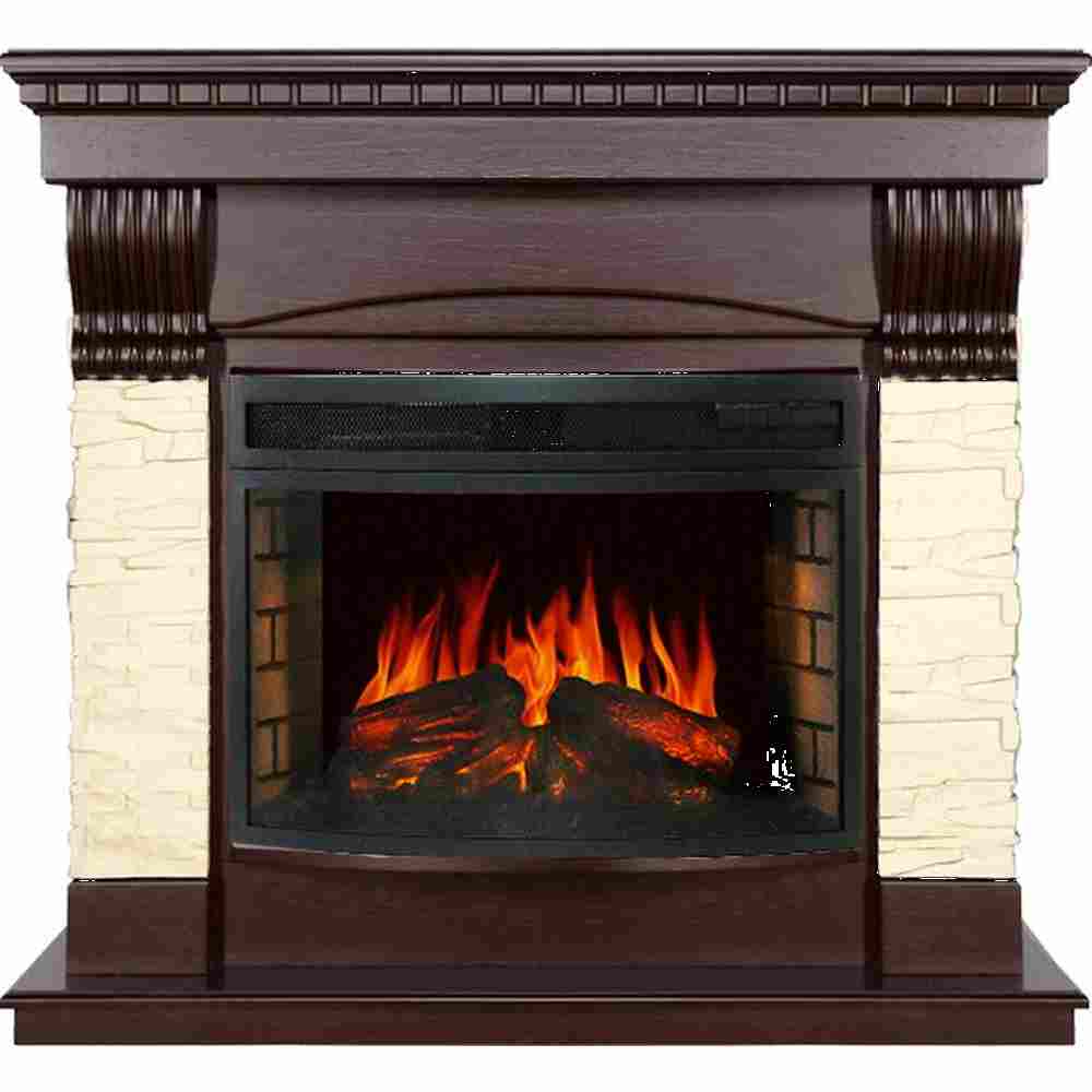 Каминокомплект Royal Flame  Denver - Темный дуб с очагом Dioramic 25 LED FX