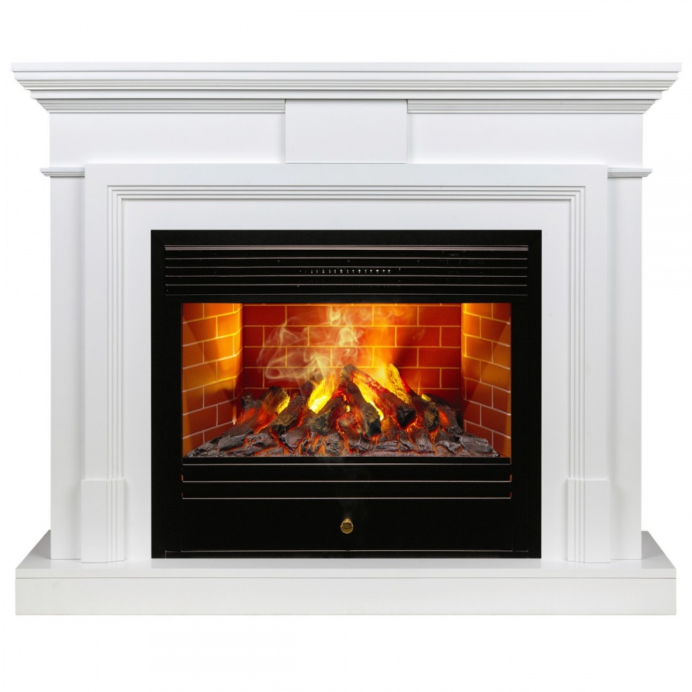 Электрокамин RealFlame  Marco 25,5/26 WT с очагом 3D Novara