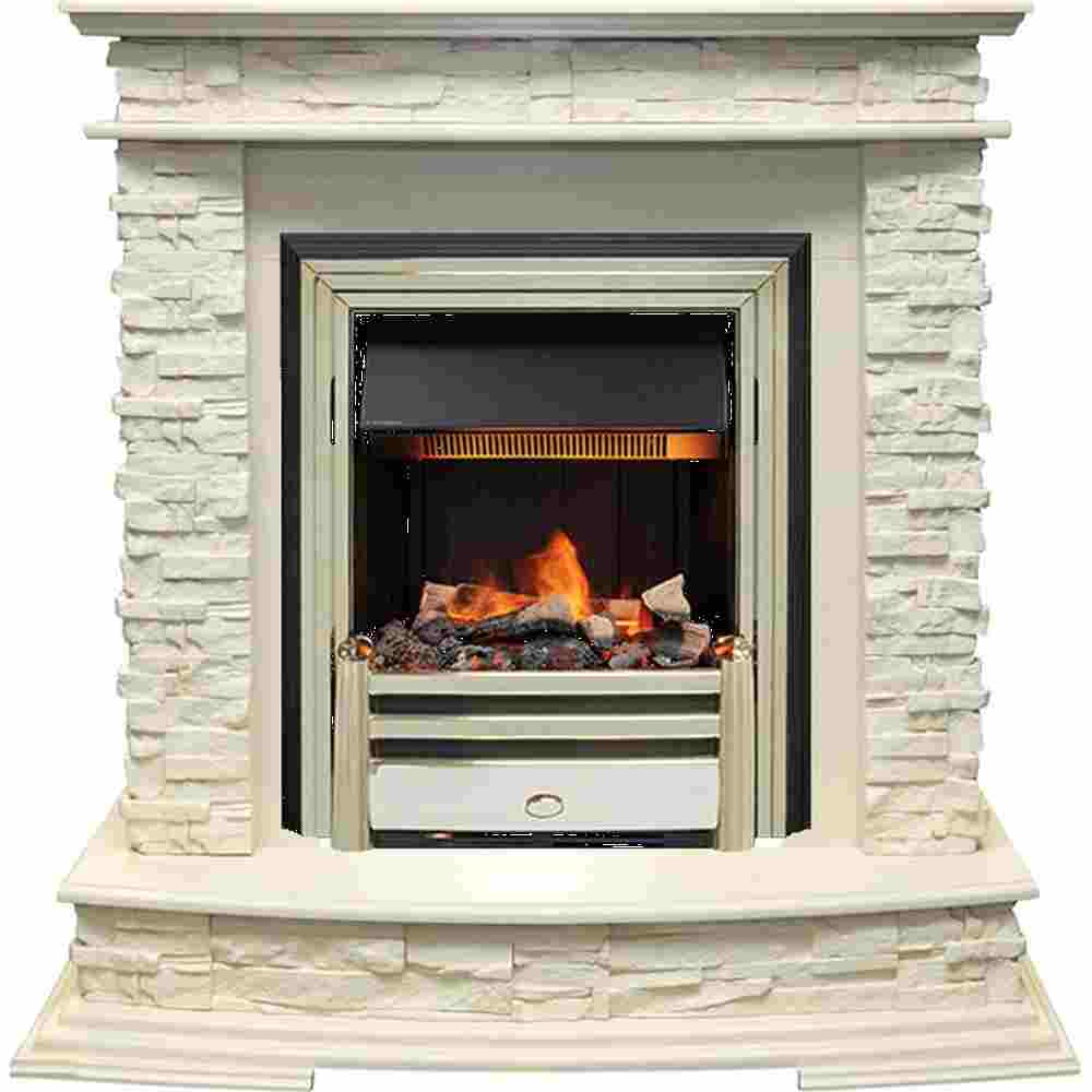 Каминокомплект Dimplex Luzern - Слоновая кость с очагом Cavendish