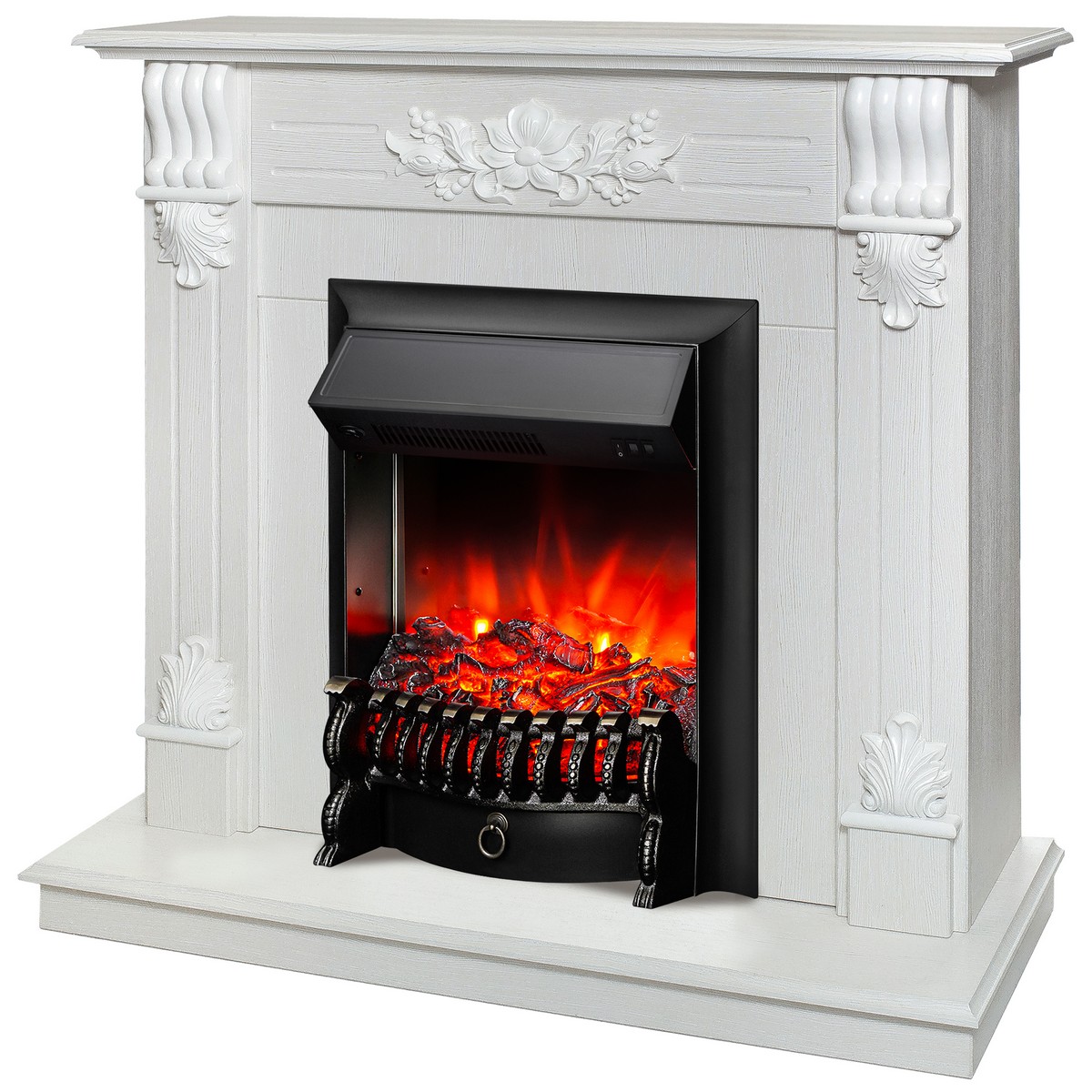 Электрокамин RealFlame  Ottawa WT с очагом Fobos Lux Black