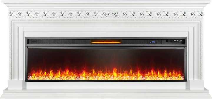 Каминокомплект Royal Flame  Valletta 60 - Белый с очагом Vision 60 LED