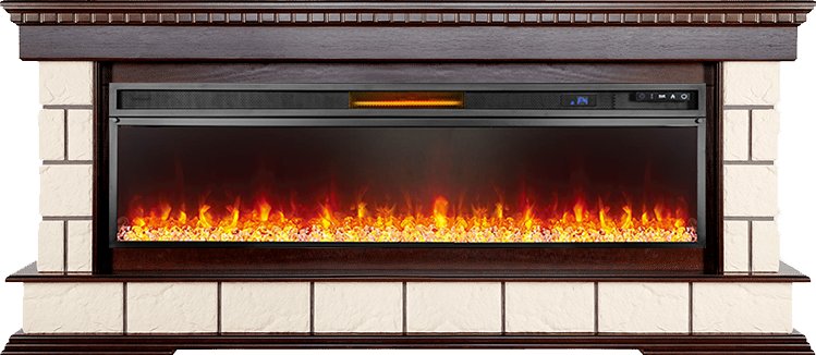 Каминокомплект Royal Flame  Shateau 60 - Темный дуб с очагом Vision 60 LED