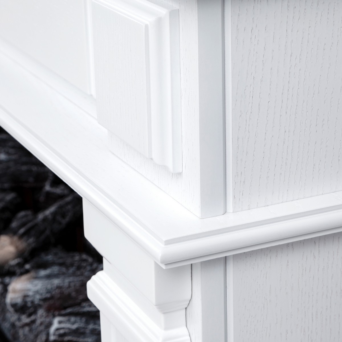 Электрокамин RealFlame Islandia CST1000 WT с очагом 3D Cassette 1000 LED RGB