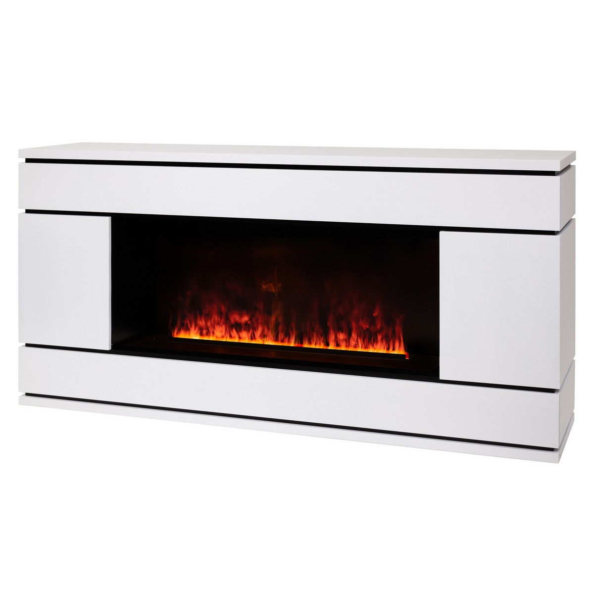 Электрокамин RealFlame  Vega CST1000 WT с очагом 3D Cassette 1000 Black Panel