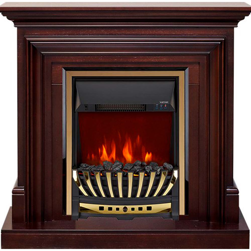 Каминокомплект Royal Flame  Bradford - Темный дуб с очагом Aspen Gold